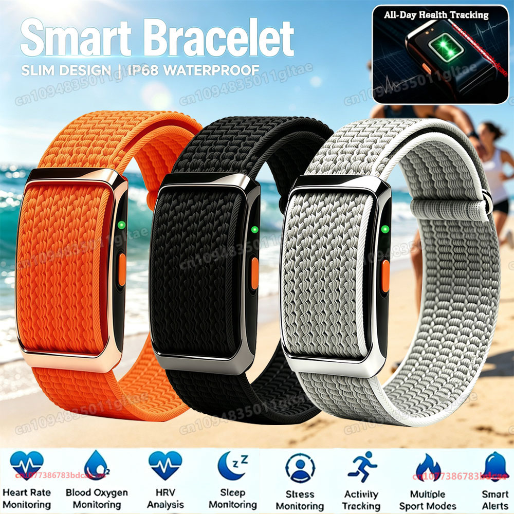 Health Wellness Bracelet - Akıllı Bileklik Fitness Takip Cihazı EKG+PPG