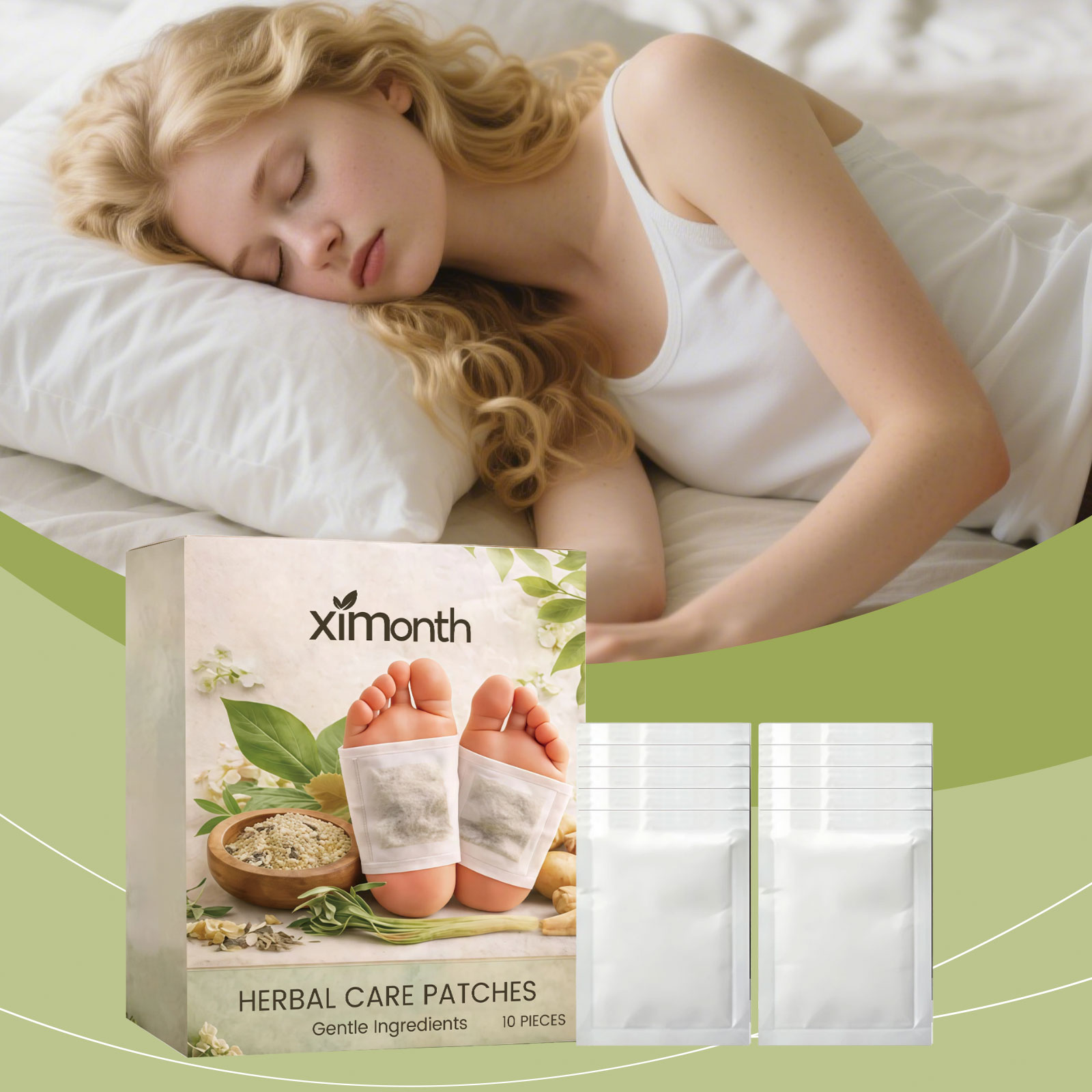 Detox Foot Patch - Doğal Bitkisel Detoks Ayak Bantları Vücut