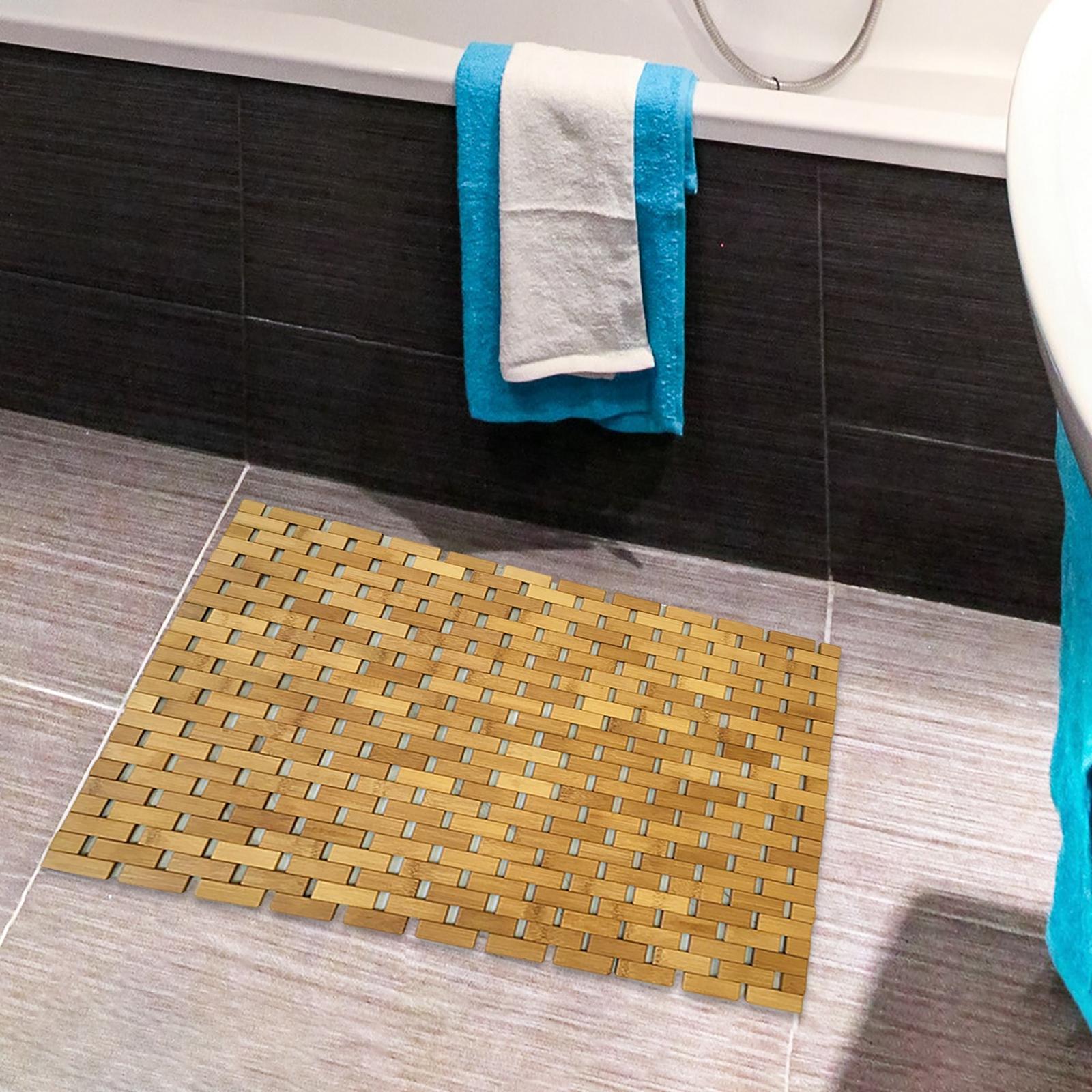 Kaymaz Bambu Ahşap Banyo Halıs - Bamboo Bath Mat incelemesi ve fiyatı
