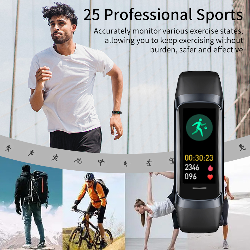 LIGE 1.1 İnç Amoled Kalp Atış  - Health Wellness Bracelet incelemesi ve fiyatı