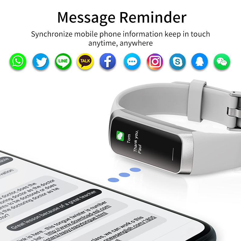 LIGE 1.1 İnç Amoled Kalp Atış  - Health Wellness Bracelet incelemesi ve fiyatı
