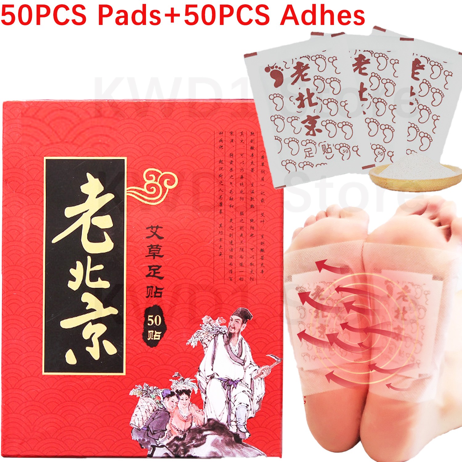 50 adet pedleri + 50 adet deto - Detox Foot Patch incelemesi ve fiyatı