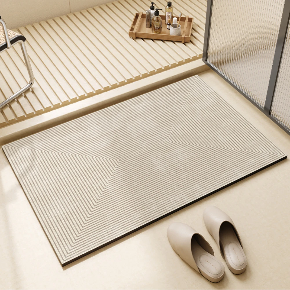 Hafif Kahve Rengi Geometrik Çi - Bamboo Bath Mat incelemesi ve fiyatı