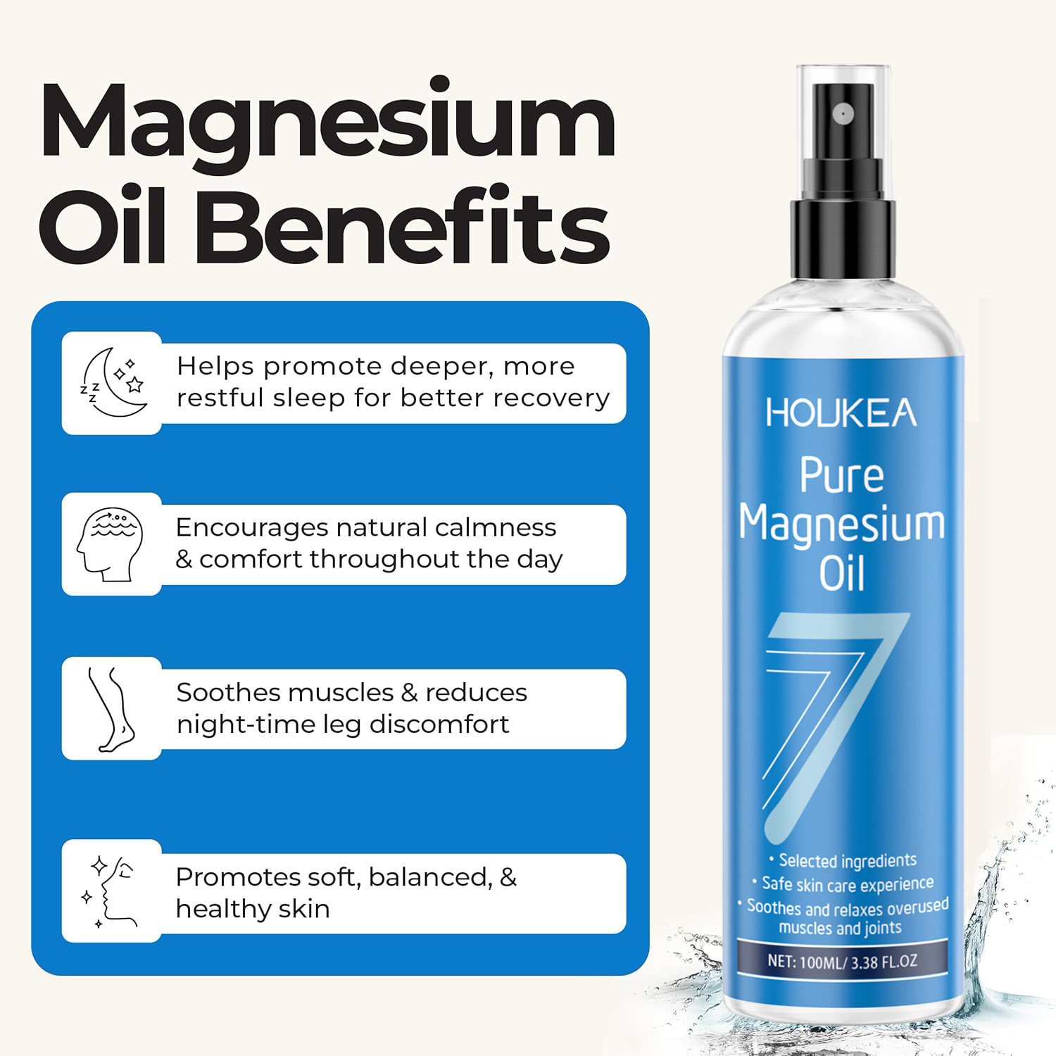 Saf Magnezyum Yağı Spreyi - US - Bath Salts Magnesium incelemesi ve fiyatı